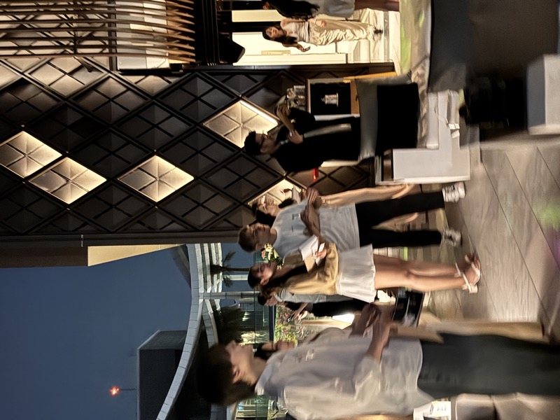 Diamond lights at venue